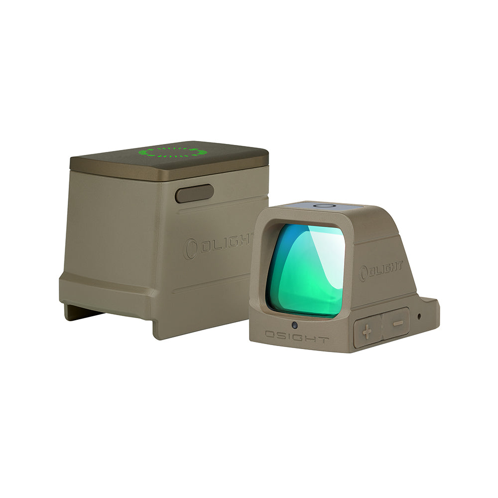 
                  
                    Olight Osight 3 MOA Rechargeable Dot Open Reflex Sight with Wireless Charging Cover
                  
                