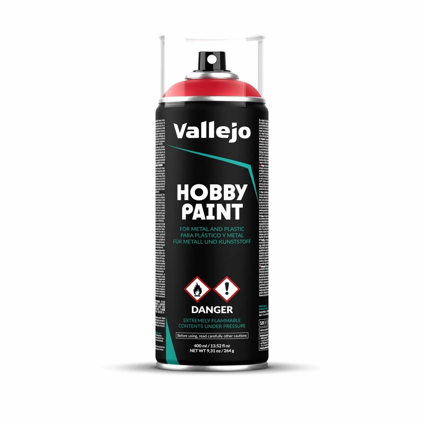 Vallejo Aerosol Spray Primer - Bloody Red 400ml