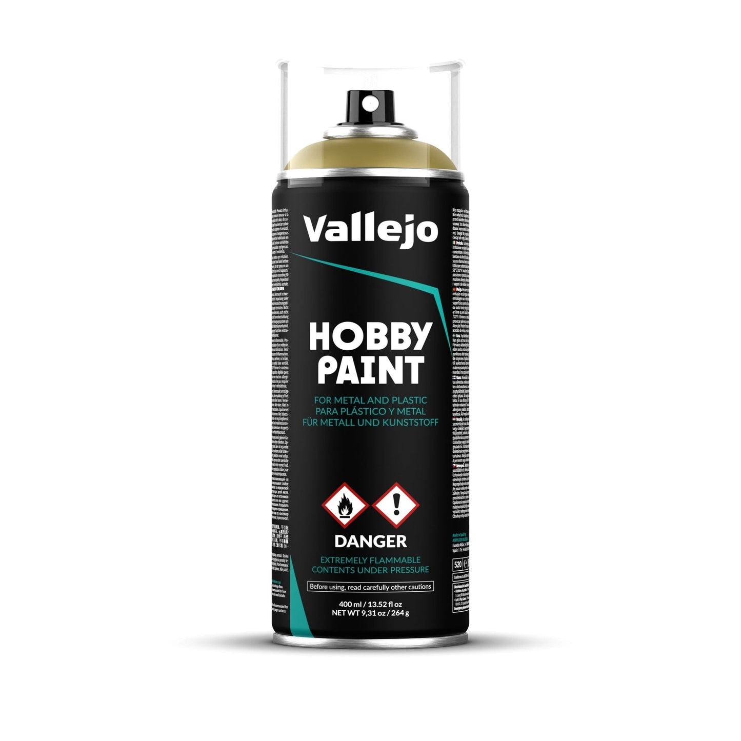 Vallejo Aerosol Spray Primer - Panzer Yellow 400ml