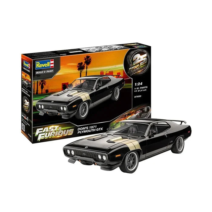 
                  
                    Revell 1/24 Fast & Furious Dominic's 1971 Plymouth GTX
                  
                