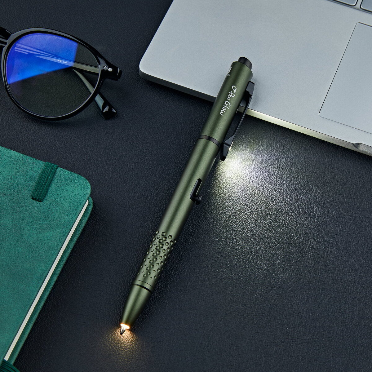 
                  
                    Olight Open Glow Max 120 Lumens Rechargeable EDC Penlight with Green Laser
                  
                