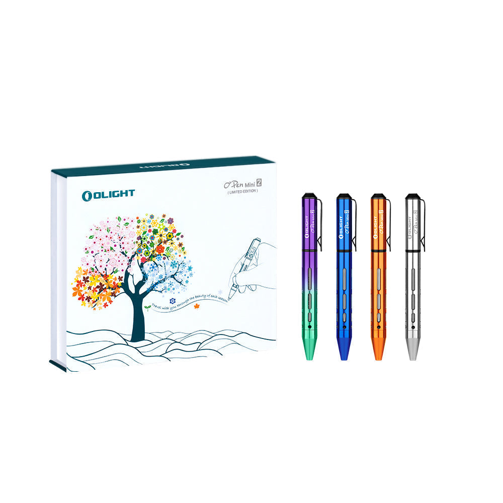 
                  
                    Olight Open Mini 2 Multi-functional Bolt Action Pen with Ballpoint and Pencil Tip - Set of 4
                  
                