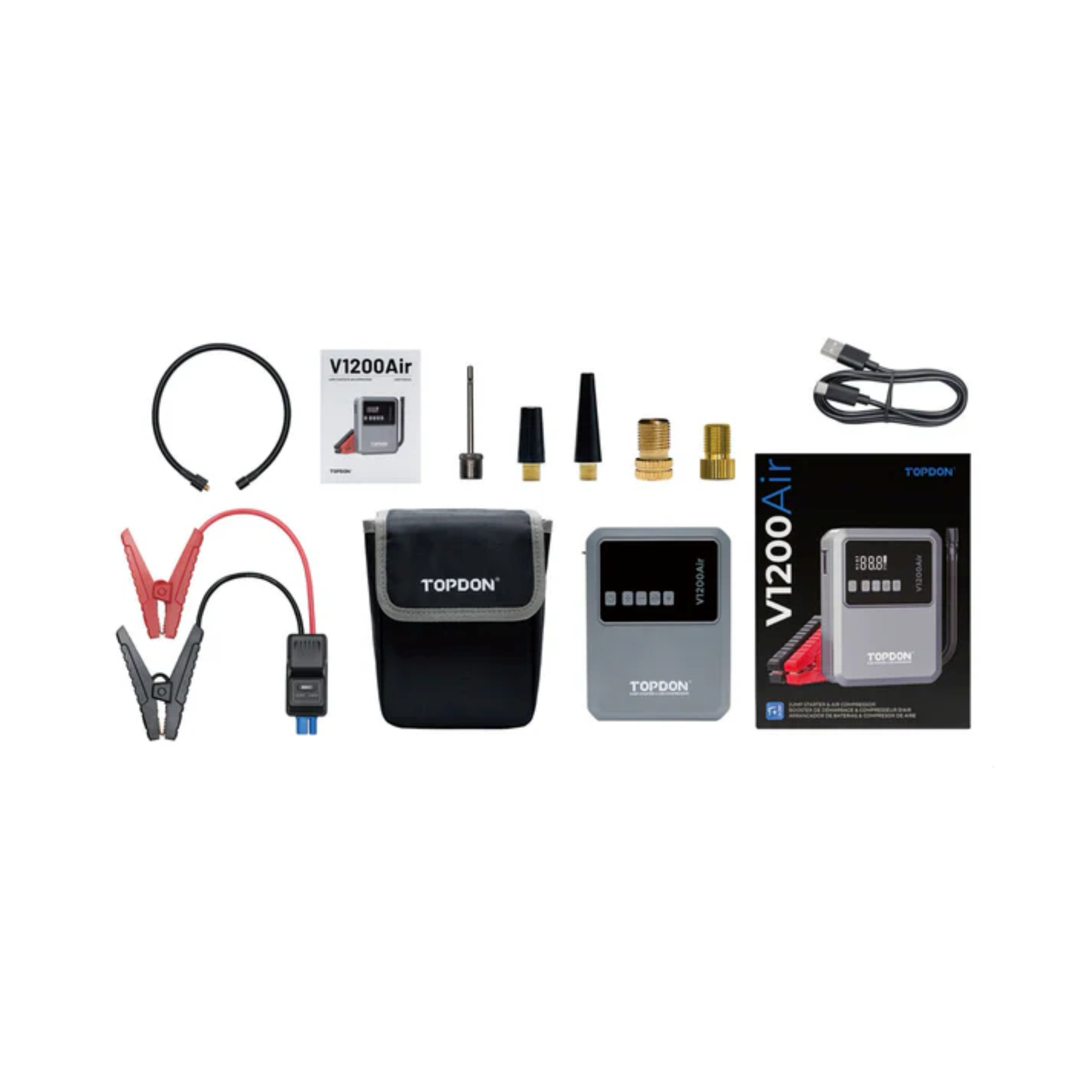 
                  
                    OSelect - TOPDON V Series Jump Starters: 3000A Power (V3000) & Air Compressor (V1200Air)
                  
                