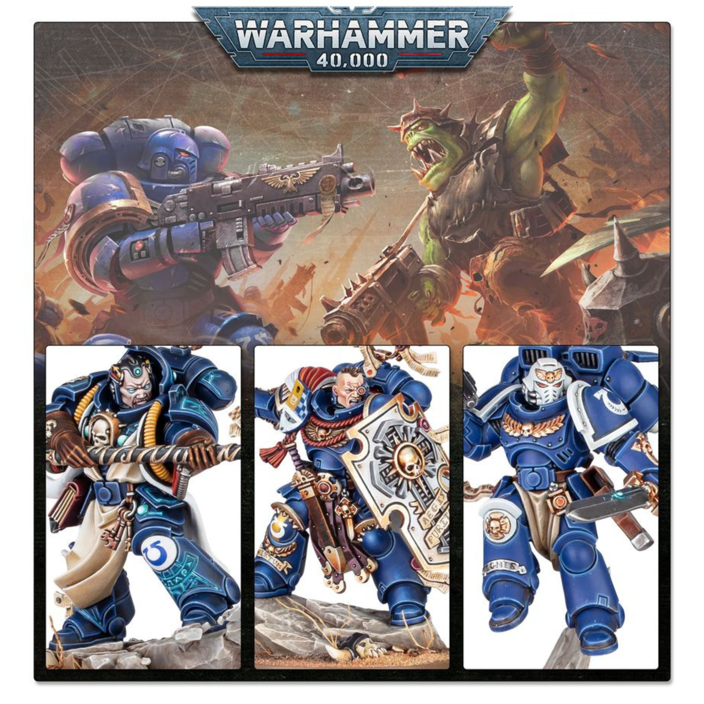 
                  
                    Warhammer 40,000 Getting Started with Space Marines
                  
                