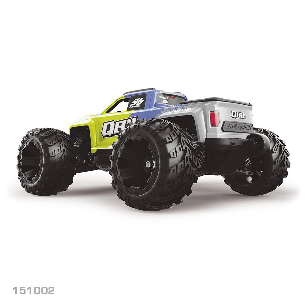 
                  
                    MAVERICK 1/16 QBIT MT PRO MONSTER TRUCK - FLUORO GREEN
                  
                