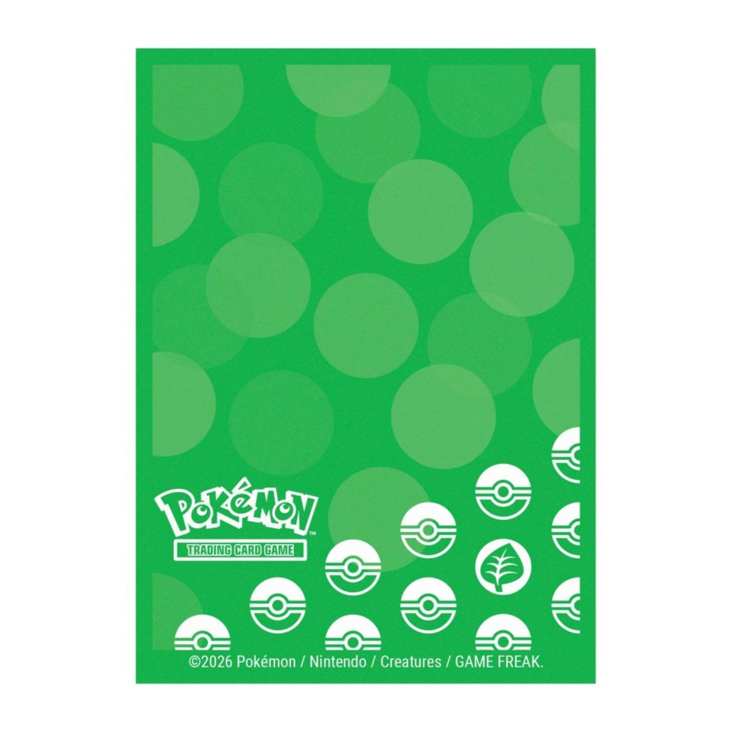 Green card with Pokémon Trading Card Game logo and branding