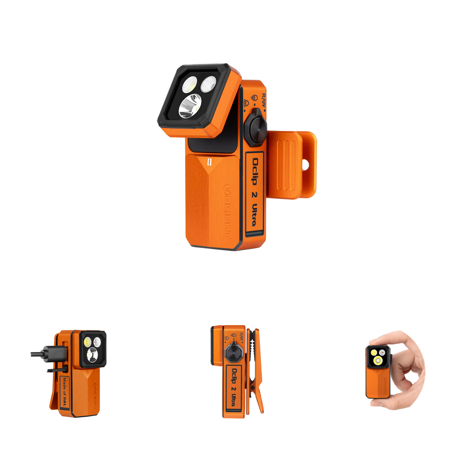 
                  
                    Oclip 2 Ultra Premium Clip Torch | UV, Floodlight, Red Light & Spotlight
                  
                