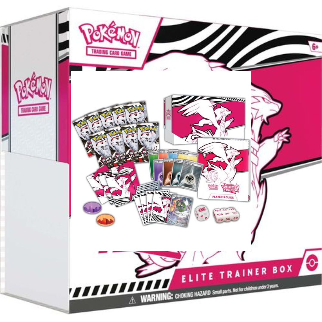 
                  
                    Pokemon - Scarlet & Violet White Flare - Elite Trainer Box
                  
                