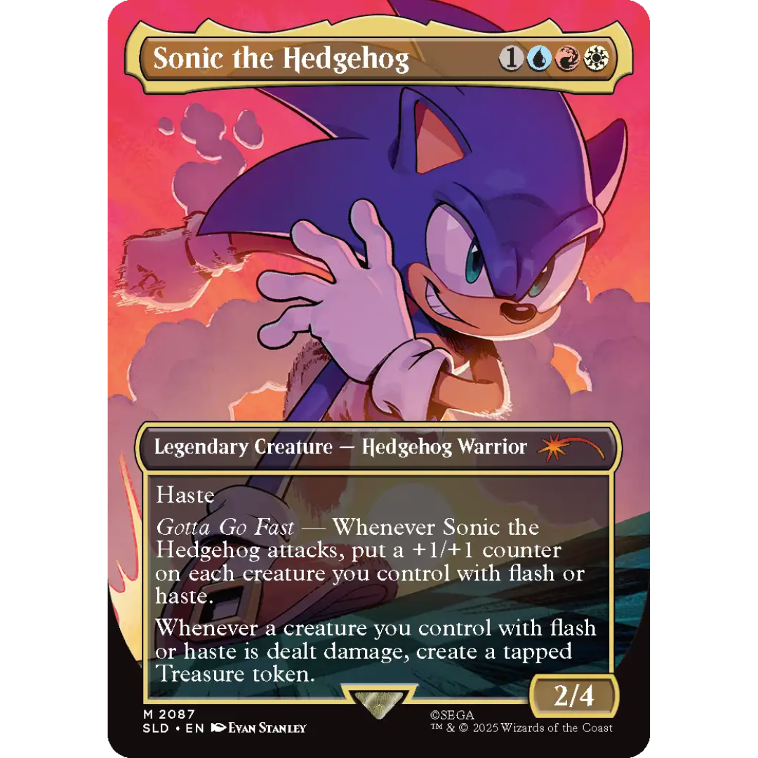 Magic the Gathering: Secret Lair - Sonic the Hedgehog - Friends and Foes Non-Foil