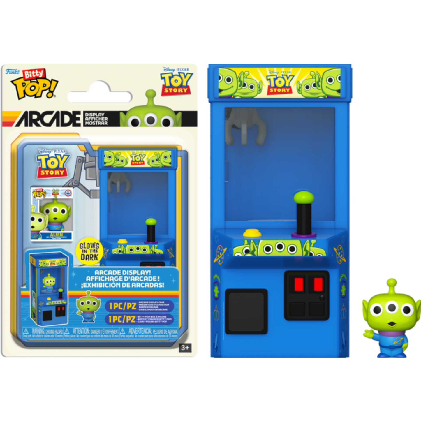 
                  
                    Toy Story - Alien Glow-in-the-Dark Bitty Pop! Arcade Display Vinyl Figure
                  
                