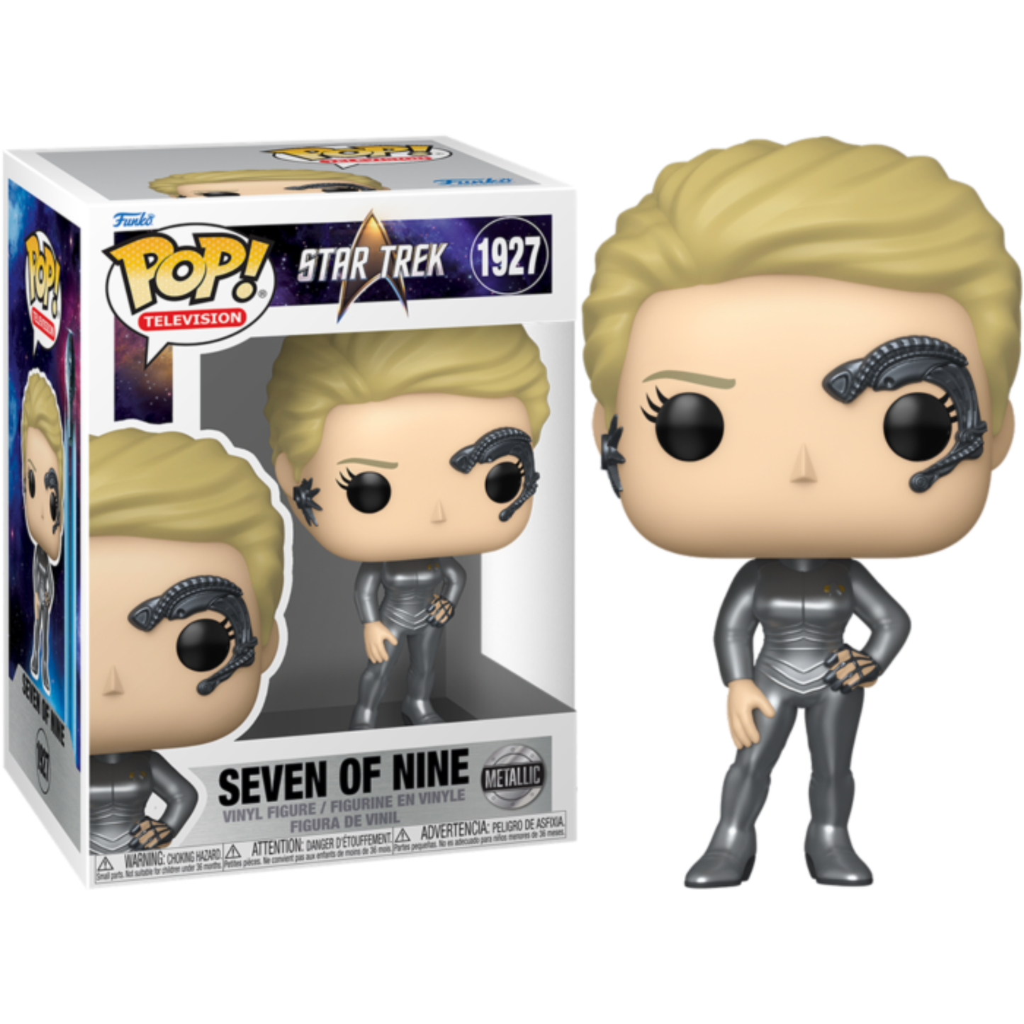 
                  
                    Star Trek: Voyager - Seven of Nine Metallic Pop! Vinyl
                  
                