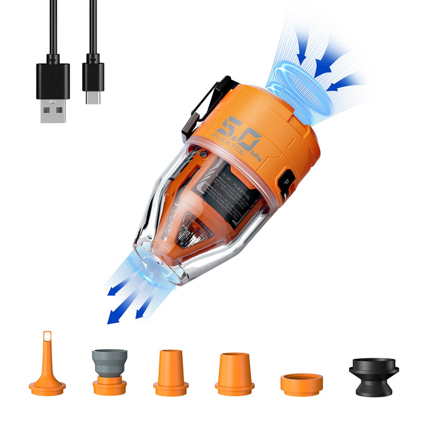 
                  
                    Max Pump 3 Portable Air Pump 5Kpa with Camping Light - OSelect
                  
                