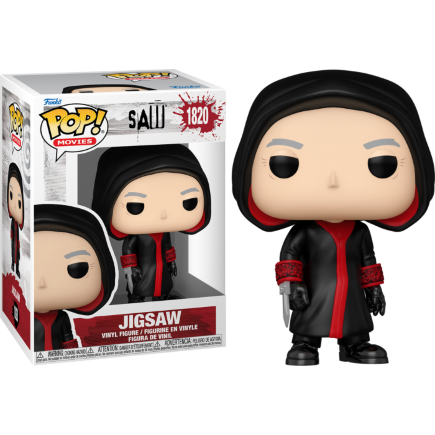 
                  
                    Saw - Jigsaw Killer 10th Anniversary Pop! Vinyl Figure
                  
                