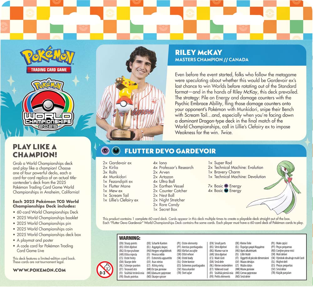 
                  
                    2025 Pokemon TCG World Championships Deck
                  
                