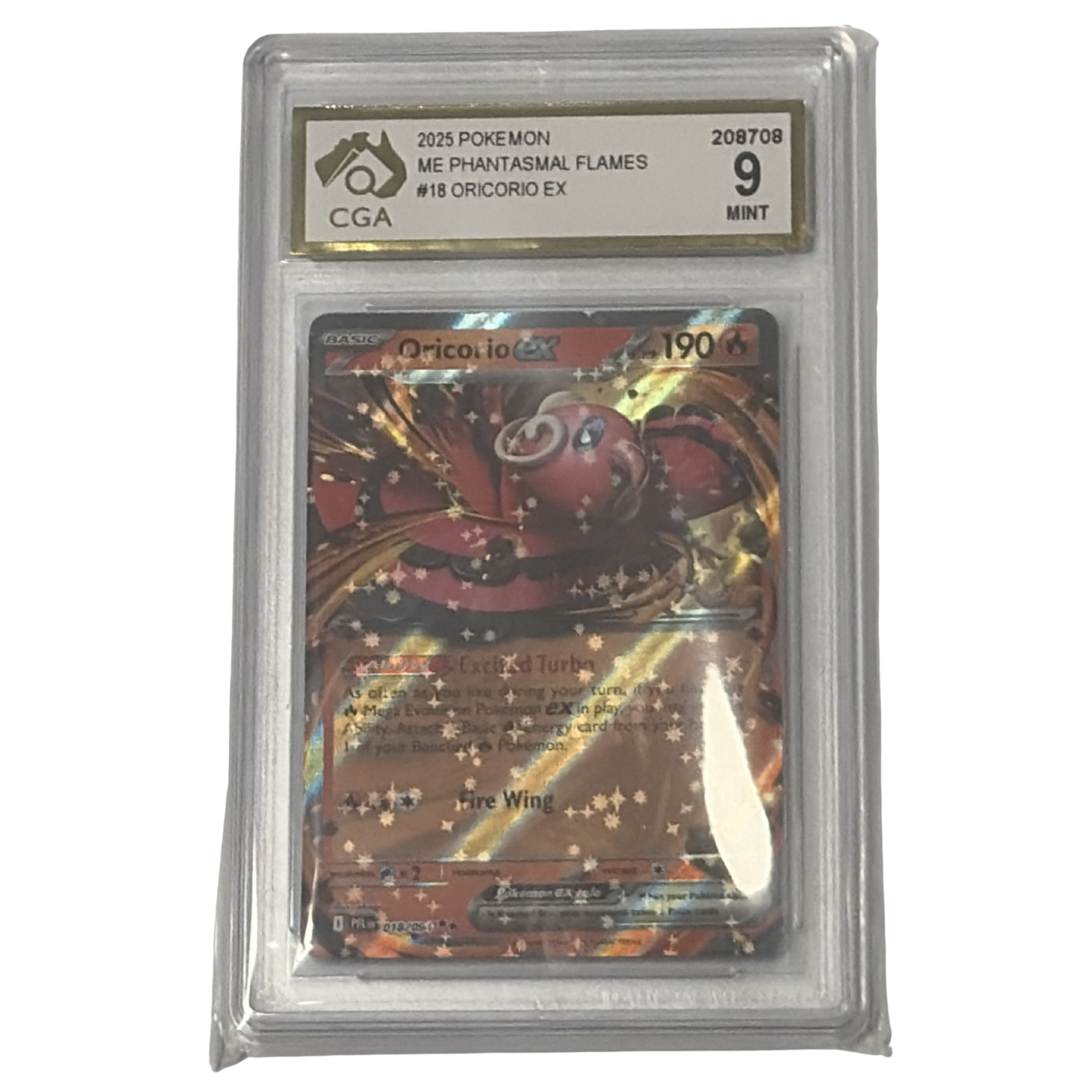 
                  
                    CGA Graded Pokemon Mega Evolutions: Phantasmal Flames - #18 Oricorio EX
                  
                