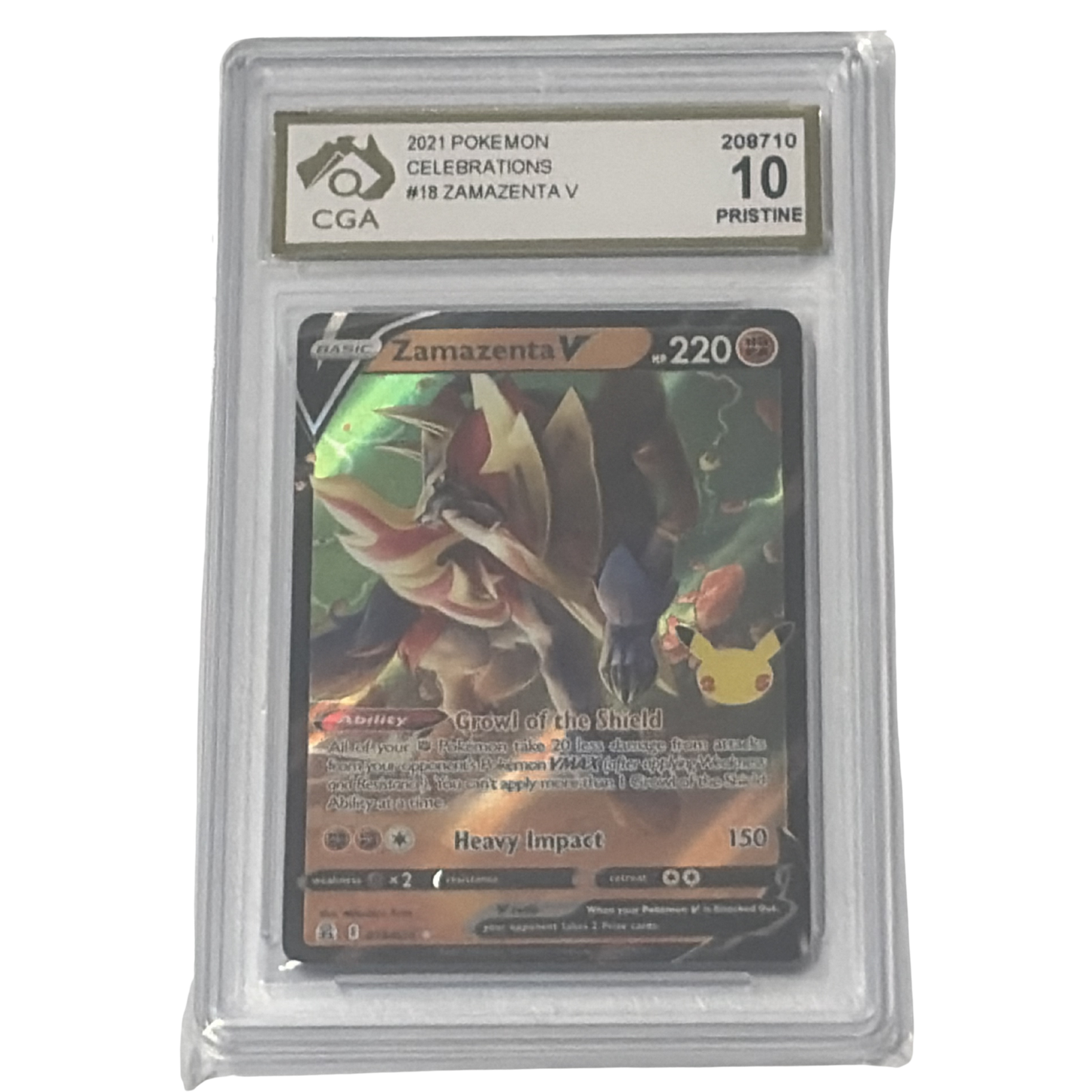 
                  
                    CGA Graded Pokemon Celebrations - #18 Zamazenta V
                  
                