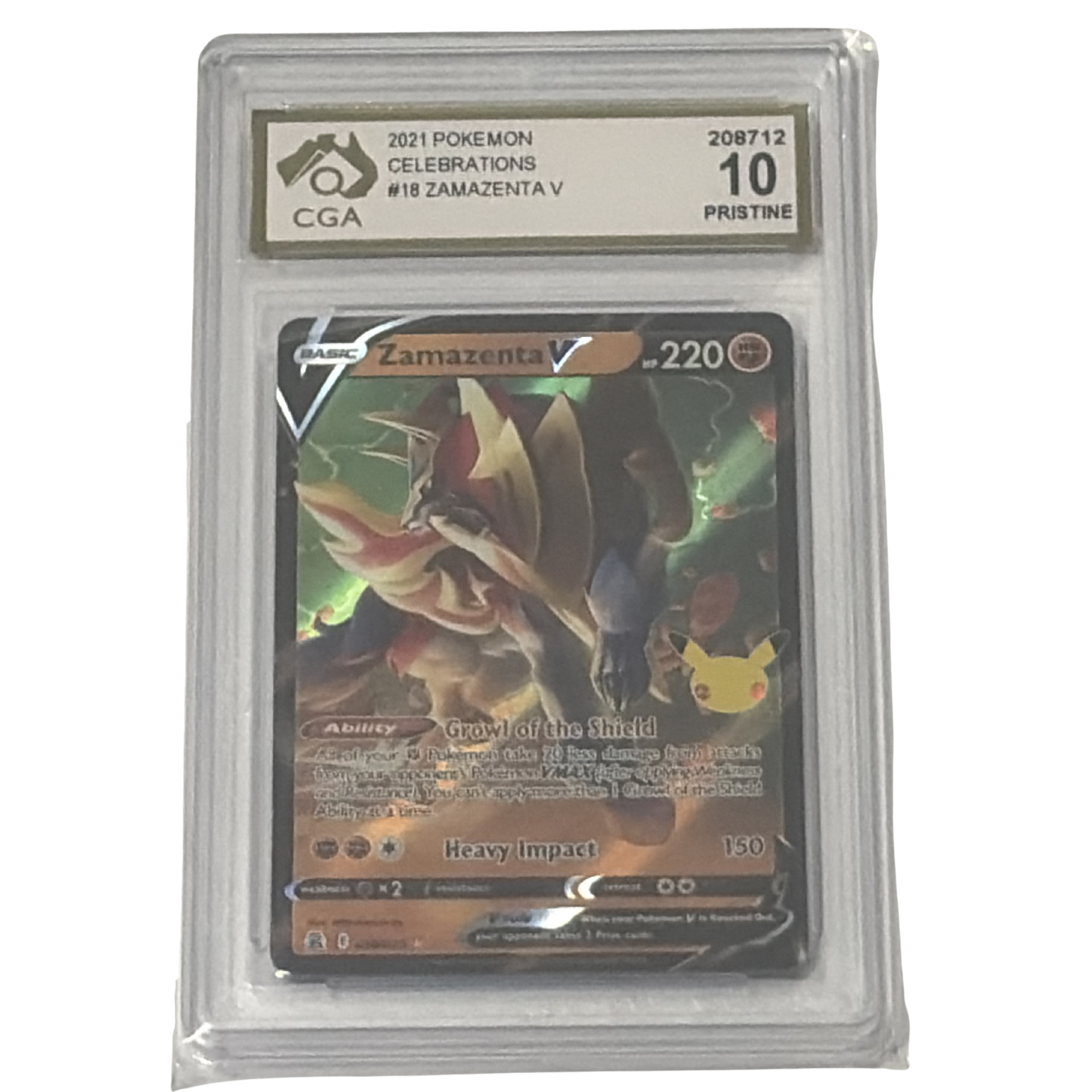 
                  
                    CGA Graded Pokemon Celebrations - #18 Zamazenta V
                  
                