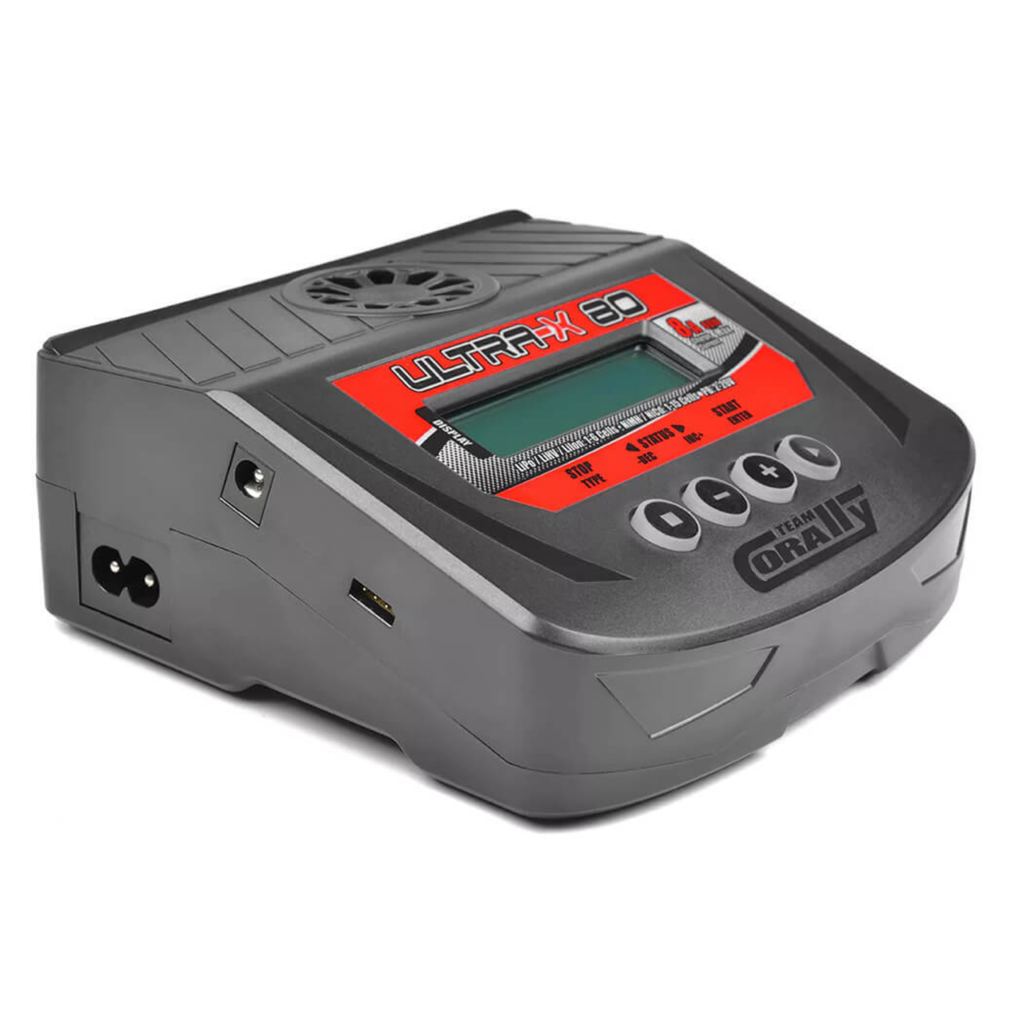 
                  
                    Team Corally - Ultra-X 80 - AC/DC Balance Charger - 80W - 1-6S Lixx - 1-15 Nixx - 2-20V PB - AU Version
                  
                