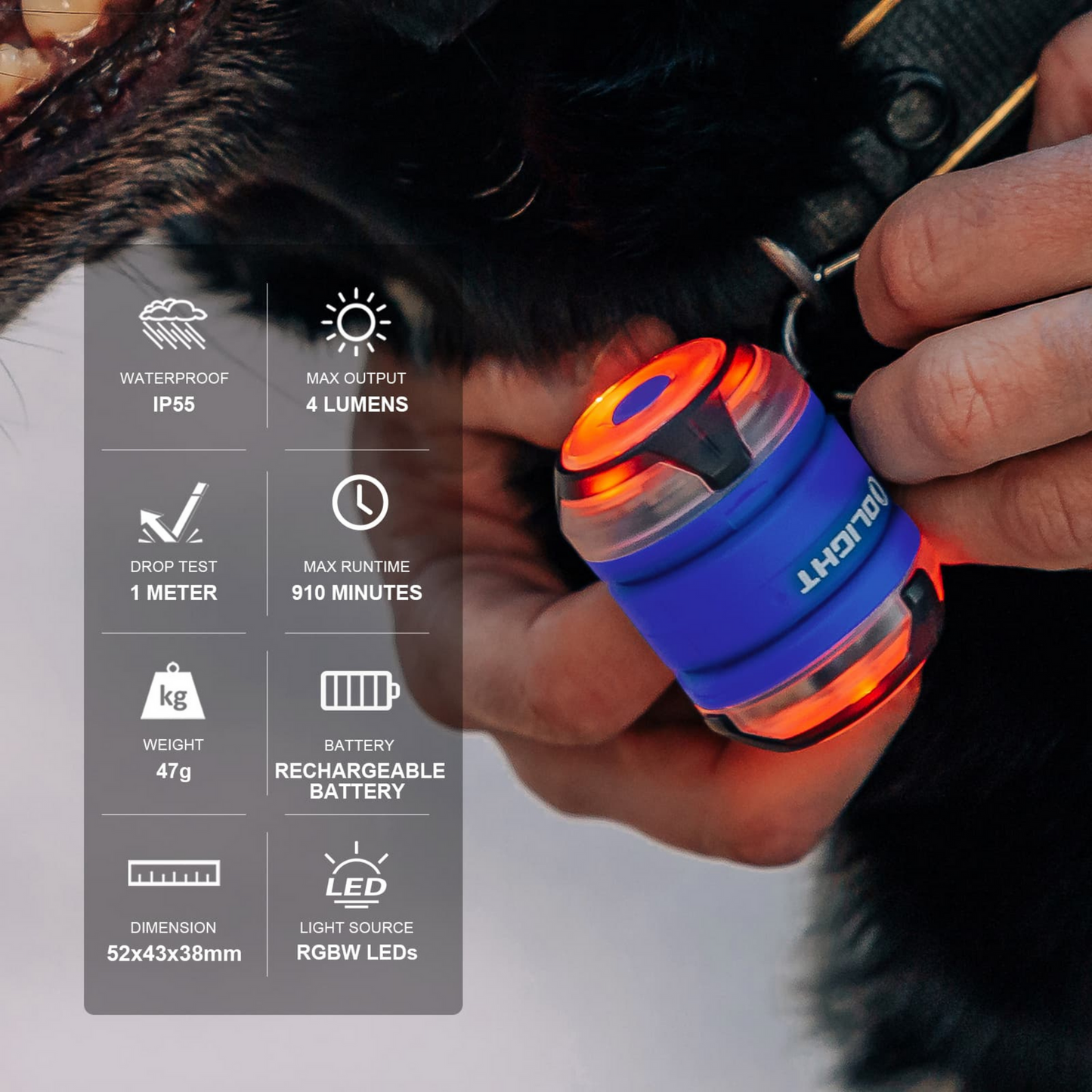 
                  
                    Olight Gober 2 Rechargeable Easy Clip Reflective Safety Light With 4 Modes and 6 Colors
                  
                