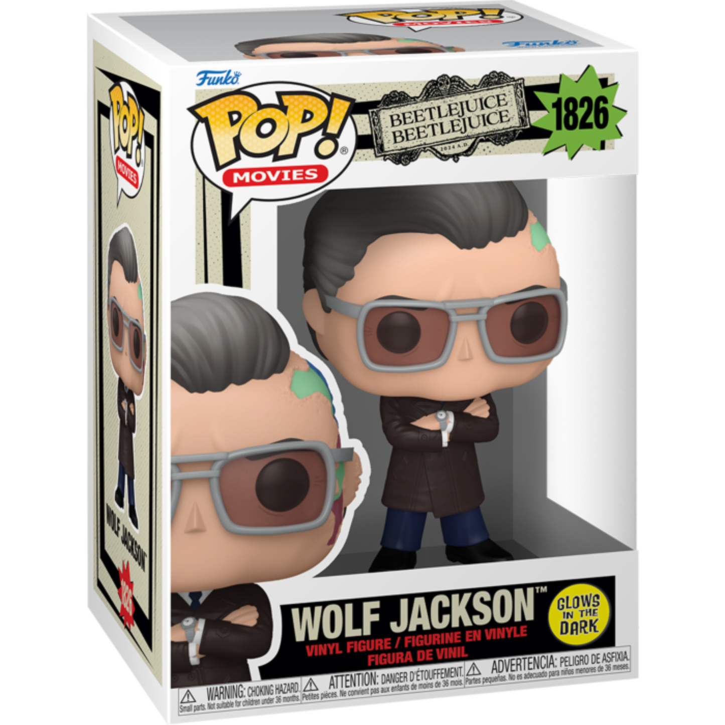 
                  
                    Beetlejuice Beetlejuice (2024) - Wolf Jackson Glow-in-the-Dark Pop! Vinyl Figure
                  
                