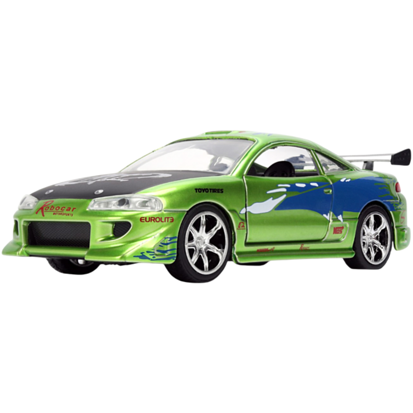 
                  
                    Fast & Furious - Brian's Mitsubishi Eclipse (Candy Finish) 1/32 Scale Die-Cast Vehicle Replica
                  
                