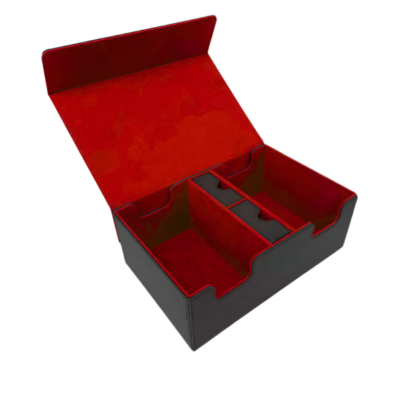 TCG Custom leather Magnetic Deck Box 400+