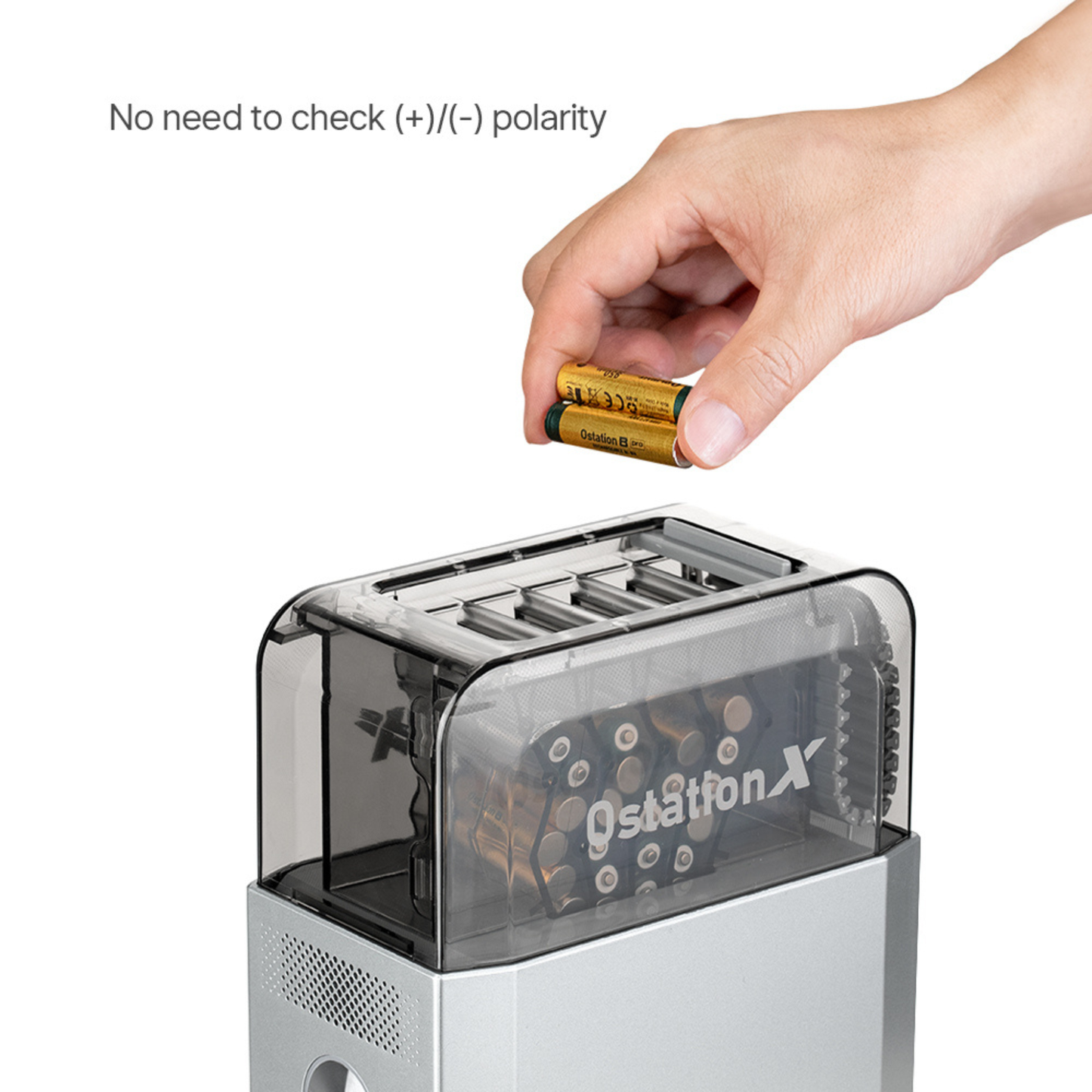 
                  
                    Olight Ostation X Automatic 3-in-1 Rechargeable AAA Battery Charger, Tester&Organizer
                  
                