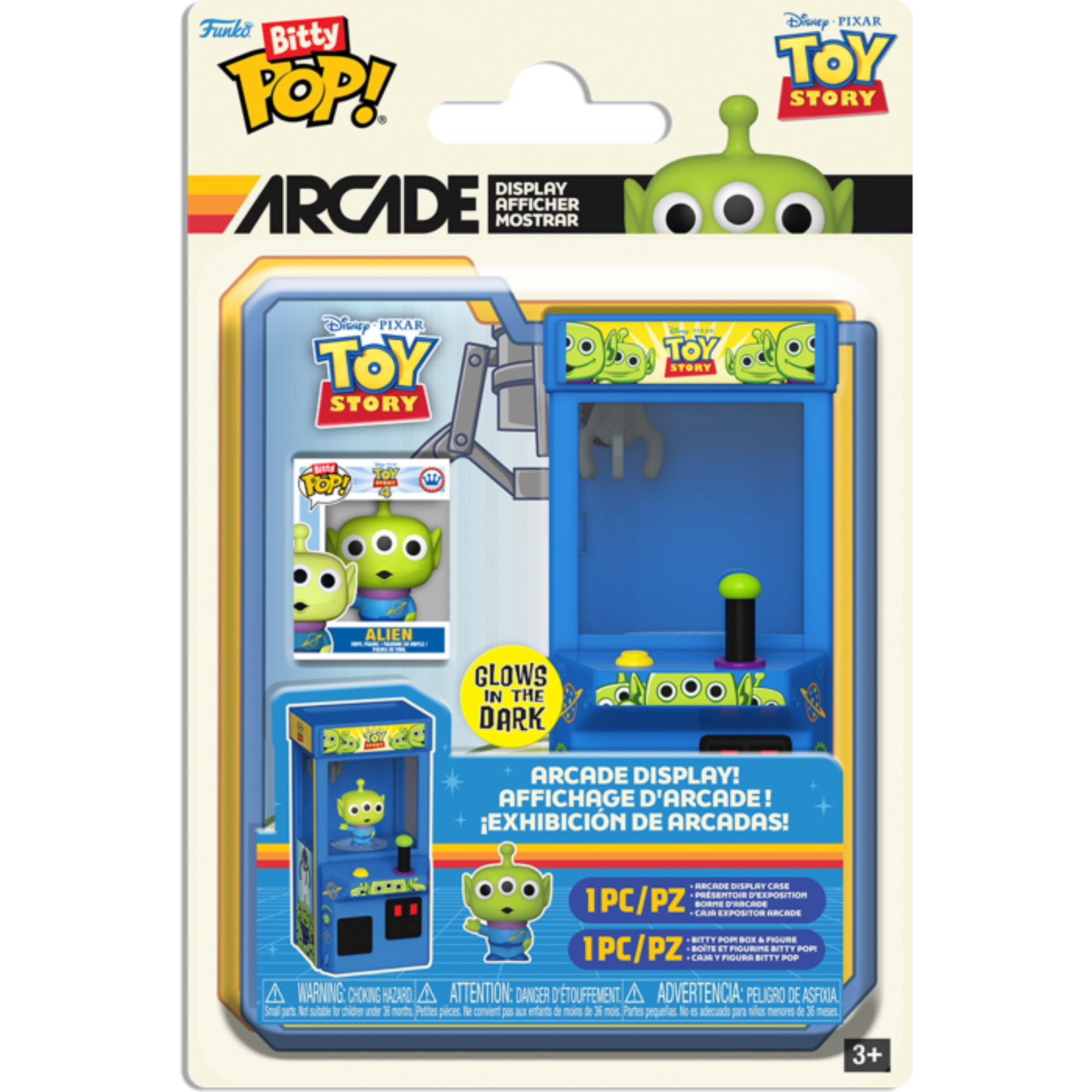 
                  
                    Toy Story - Alien Glow-in-the-Dark Bitty Pop! Arcade Display Vinyl Figure
                  
                