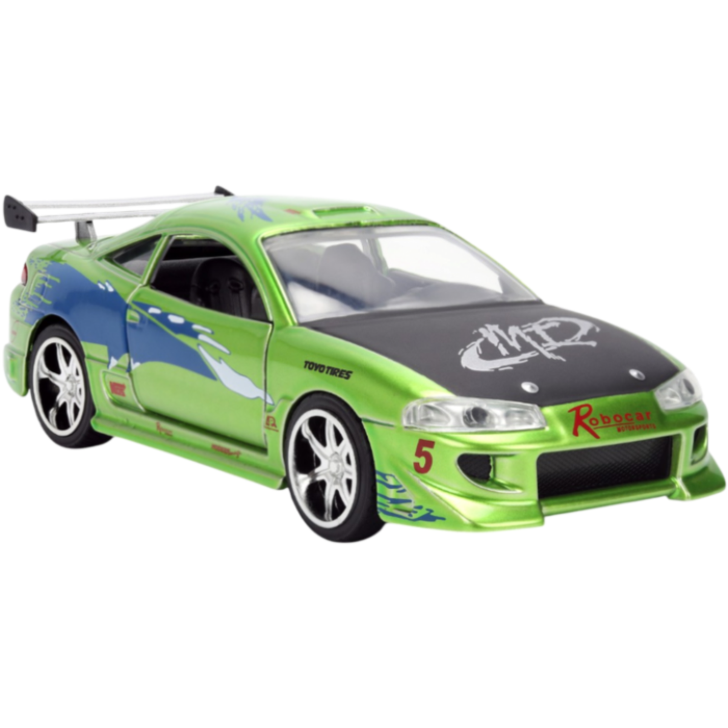 
                  
                    Fast & Furious - Brian's Mitsubishi Eclipse (Candy Finish) 1/32 Scale Die-Cast Vehicle Replica
                  
                