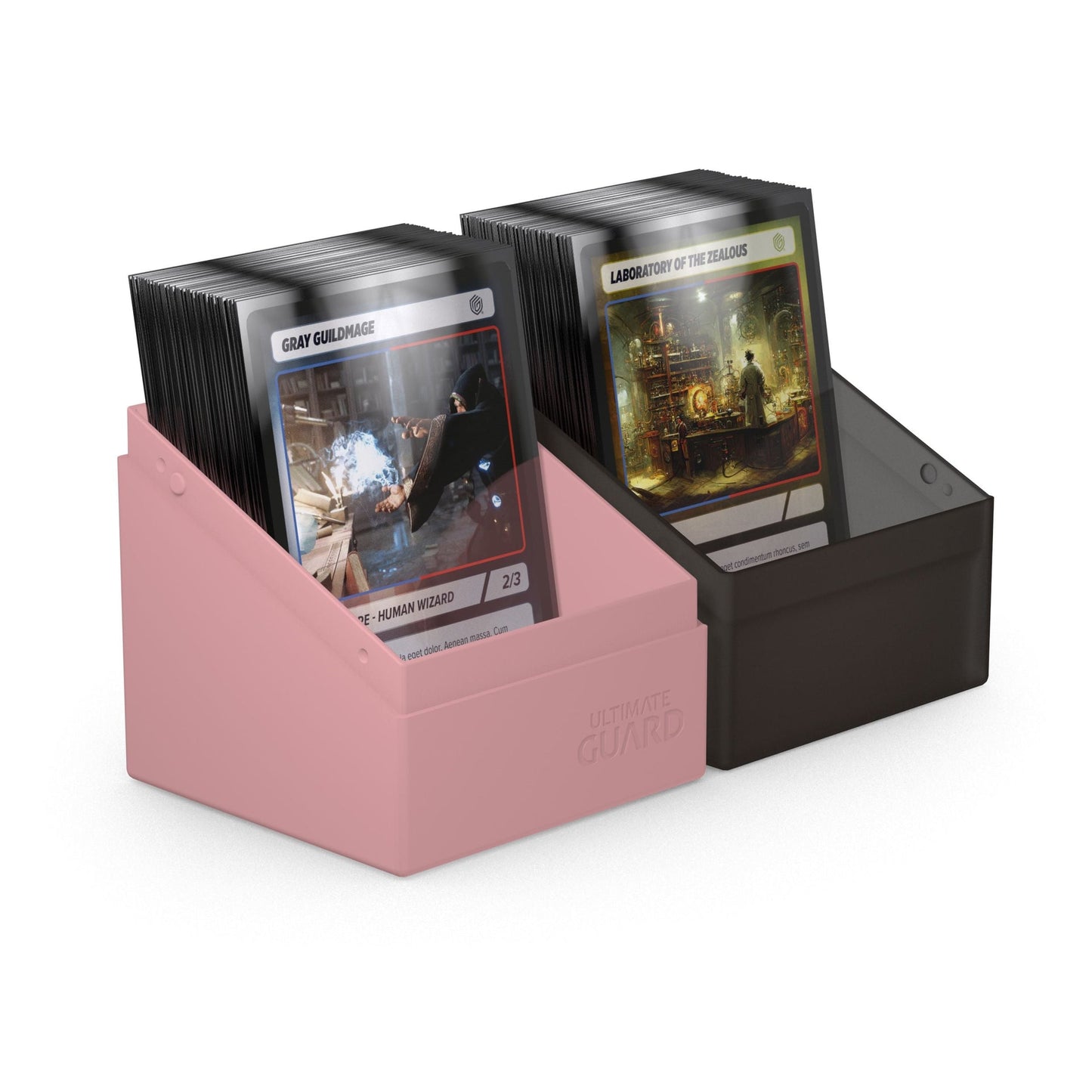 Ultimate Guard: Deck Box – Boulder 100+ – Druidic Secrets: Fatum (Dusty Pink)