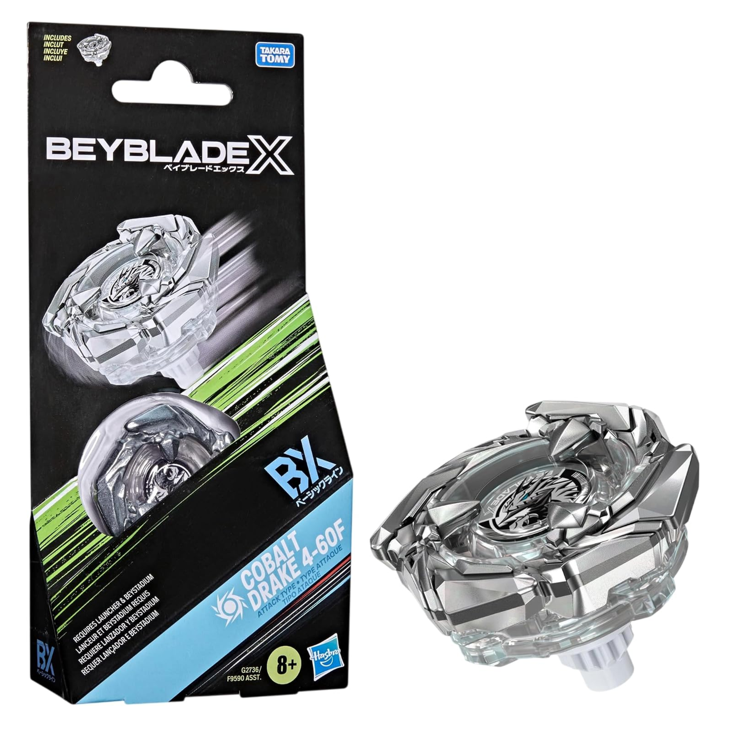 
                  
                    Beyblade X Cobalt Drake 4-60F Booster Pack
                  
                