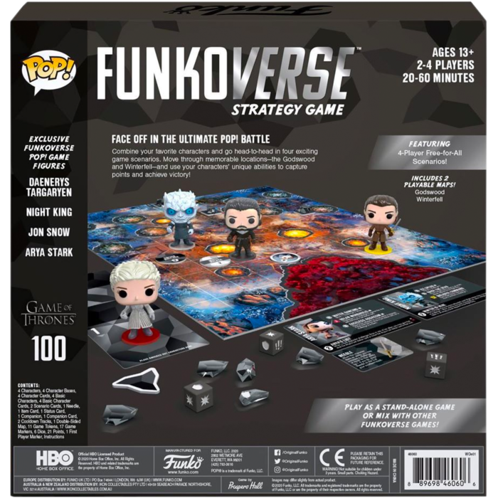 
                  
                    Funkoverse - Game of Thrones 100 4pk Board * Game
                  
                