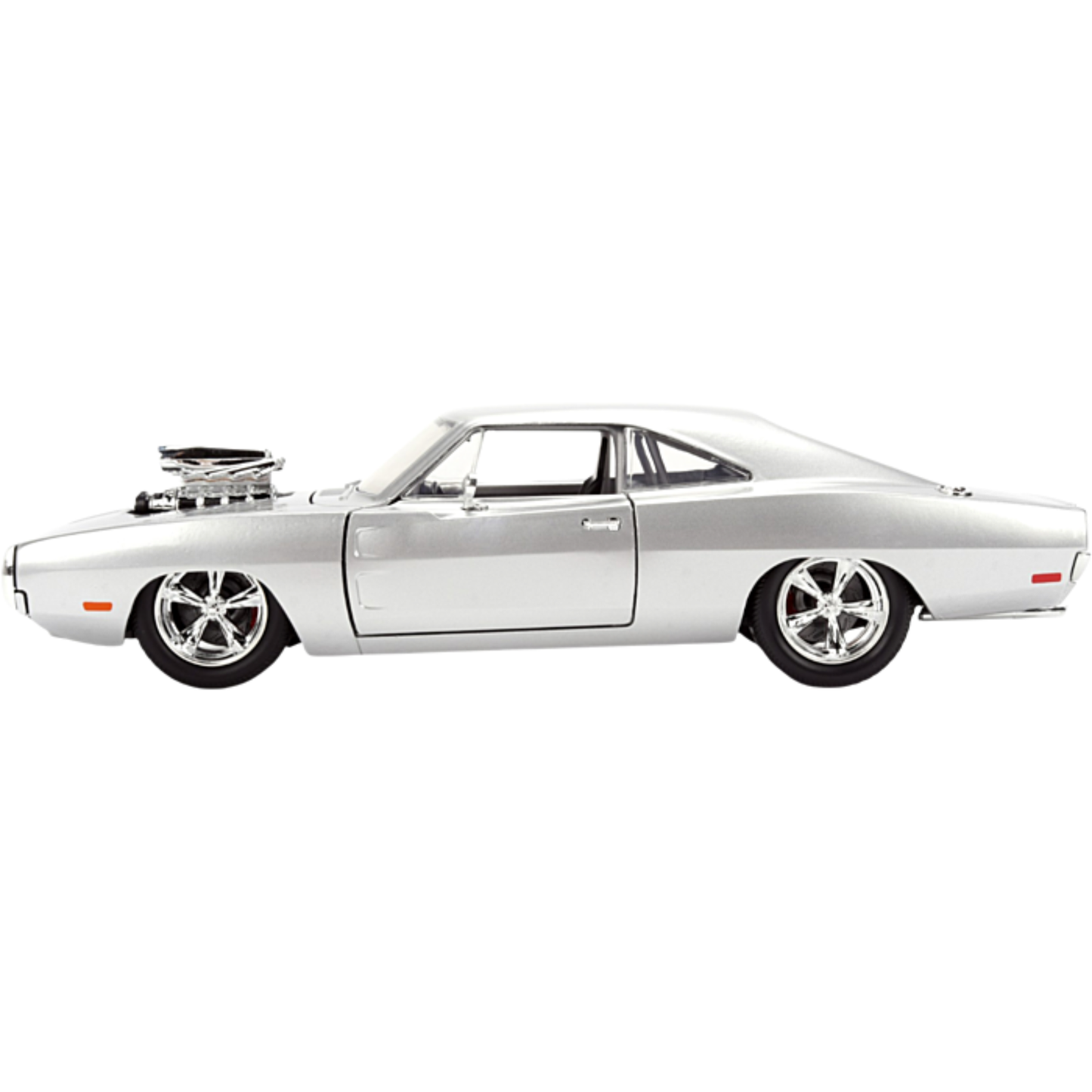 
                  
                    Fast & Furious - 1970 Dodge Charger (Silver Finish) 1/24th Scale Die-Cast Vehicle Replica
                  
                