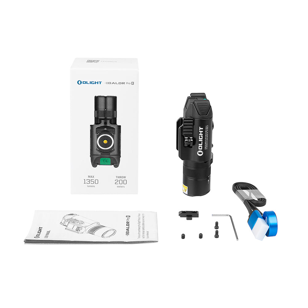 
                  
                    Olight Baldr Pro R Tactical Flashlight Green Laser Combo 1350 Lumens
                  
                