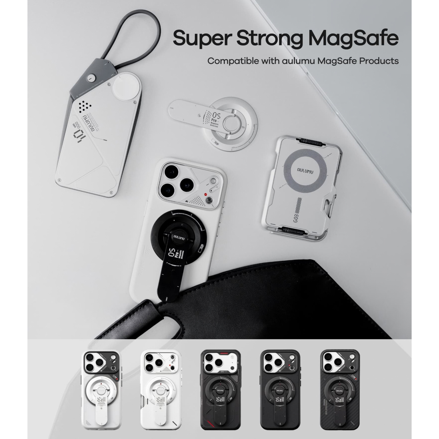 
                  
                    Aulumu G05 Pro Magnetic Phone Kickstand with EDC Multi-tool
                  
                