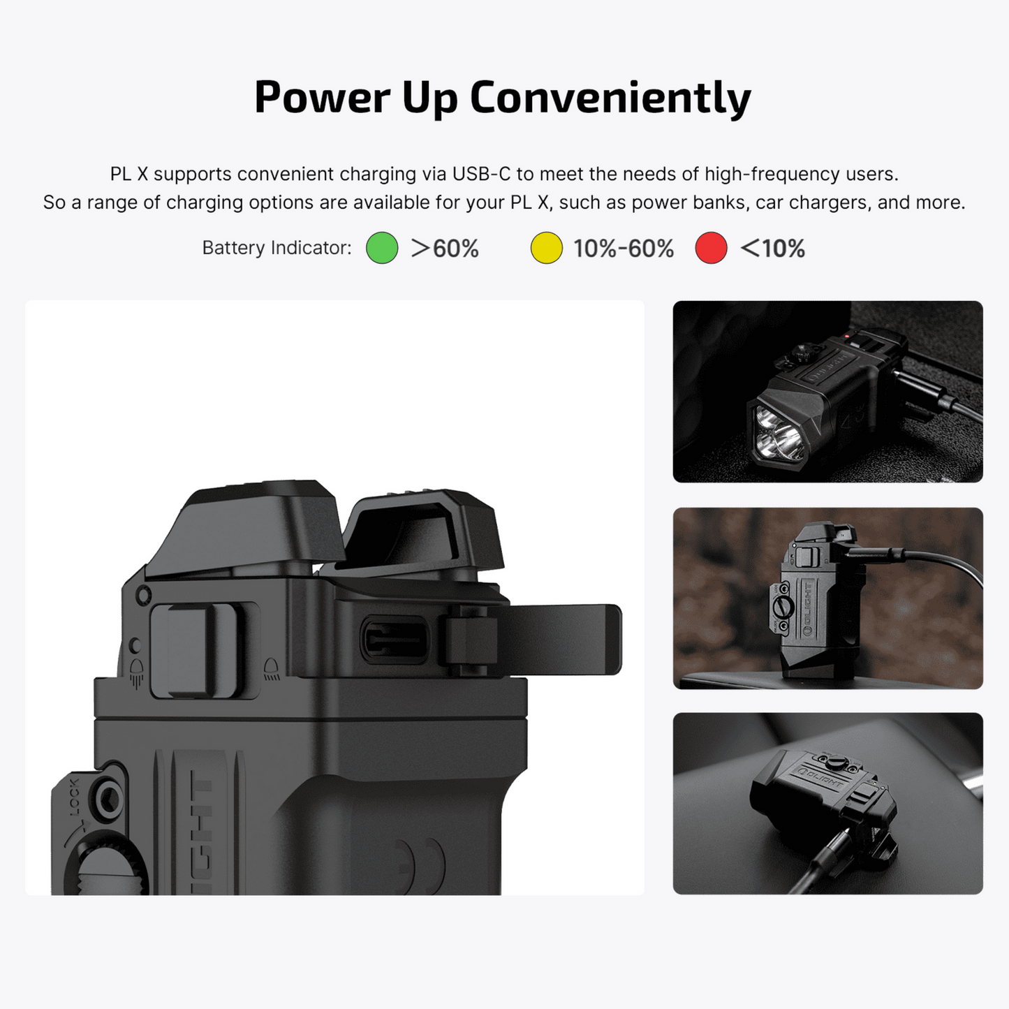 
                  
                    Olight PL X 1200 Lumens Dual Beams Tactical Rail Mounted Light
                  
                