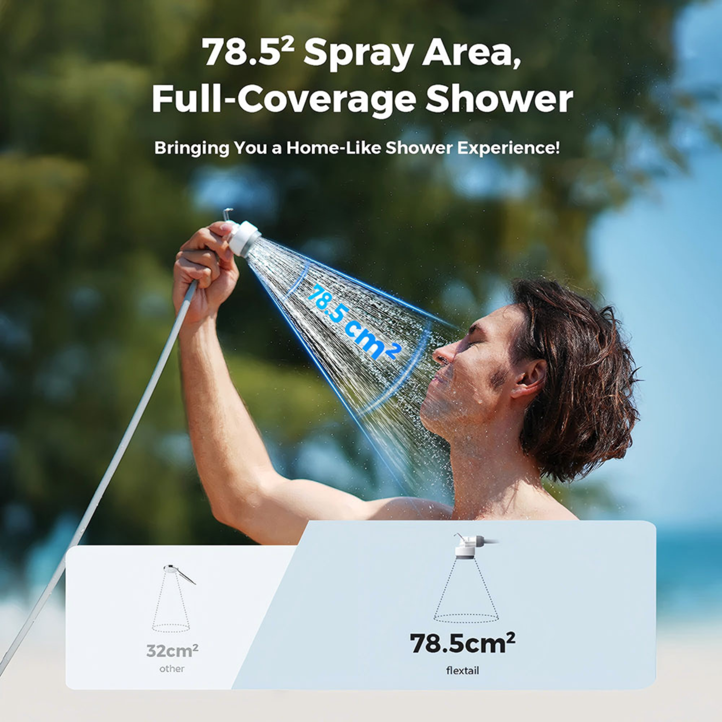 
                  
                    Tiny Shower Rechargeable Portable Shower Pump - OSelect
                  
                
