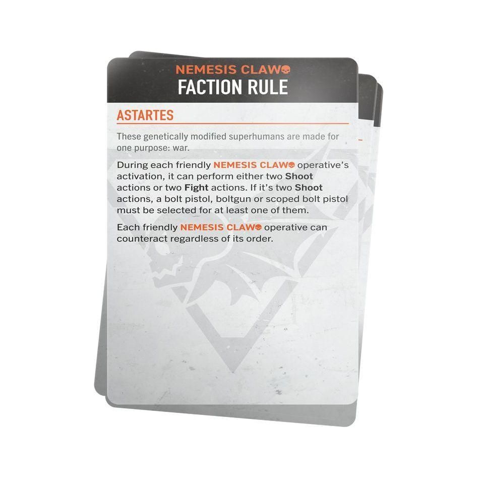 Kill Team: Nemesis Claw – Datacards