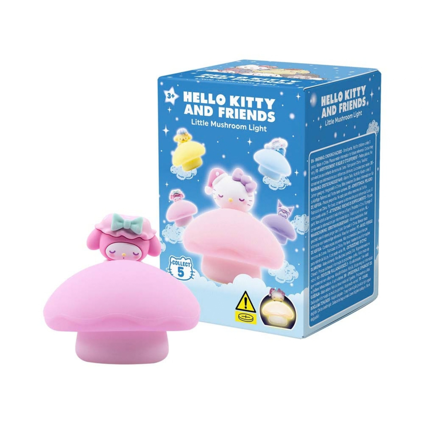 
                  
                    YuMe Hello Kitty and Friends Night Light Little Mushroom Light Series Blind Box
                  
                