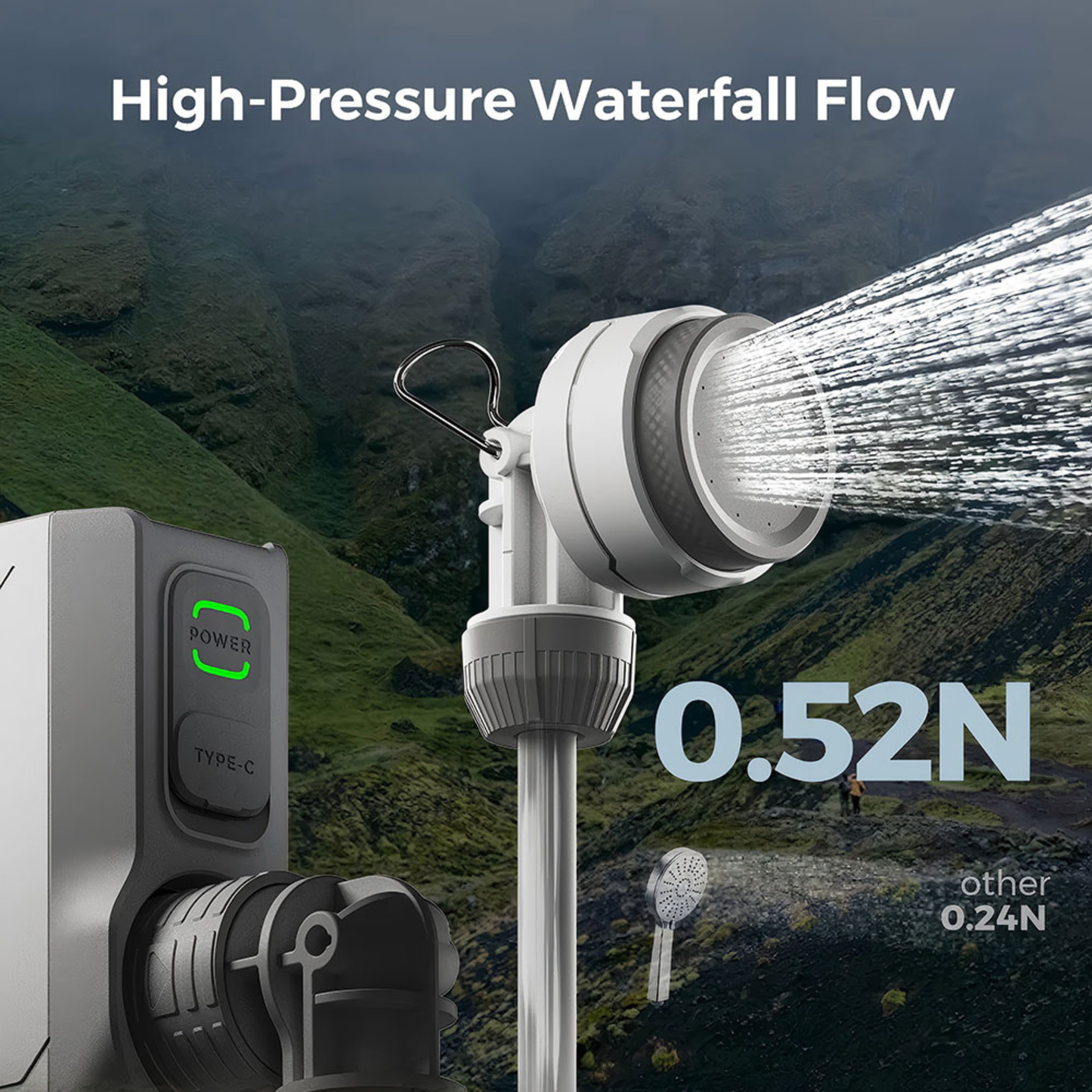 
                  
                    Tiny Shower Rechargeable Portable Shower Pump - OSelect
                  
                