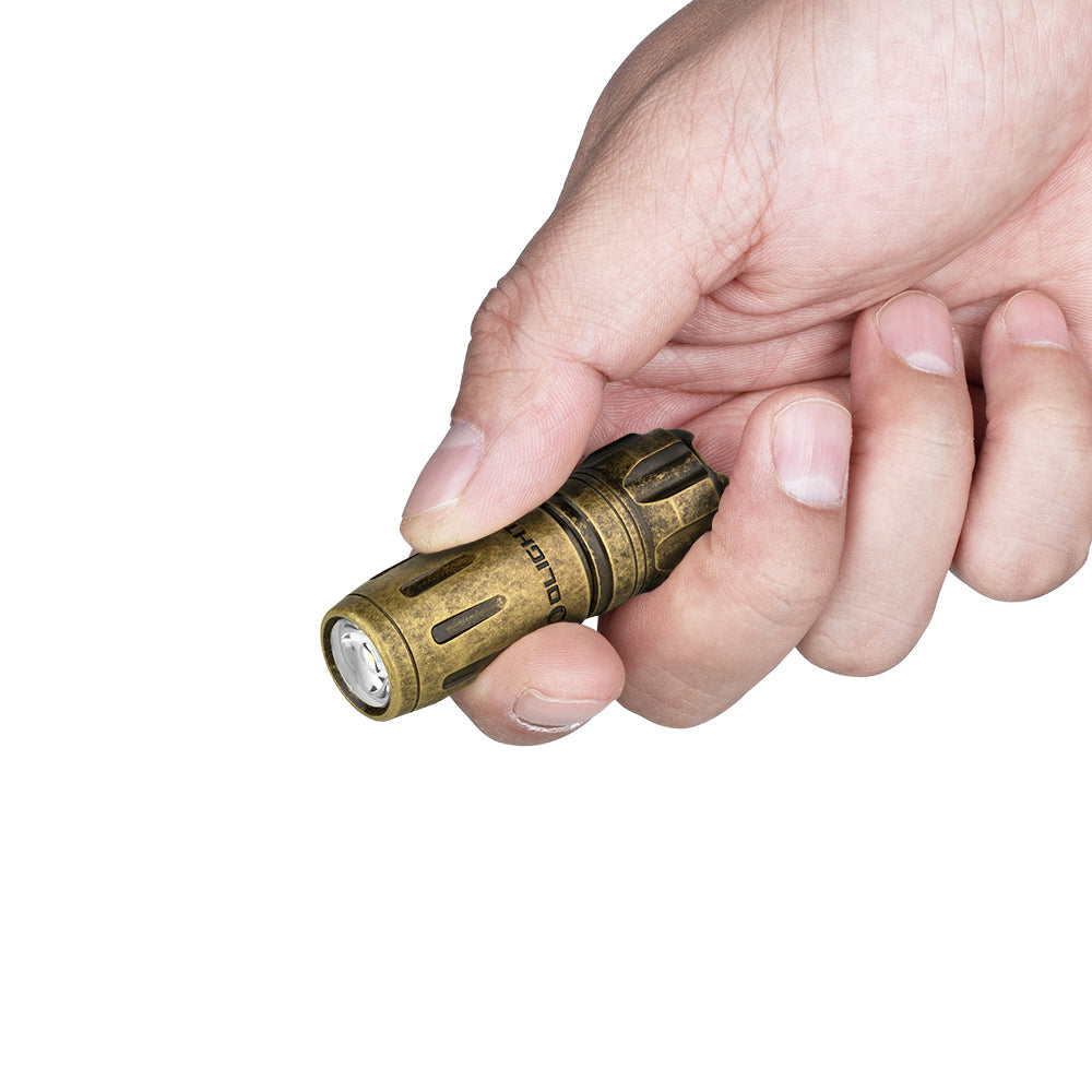 
                  
                    Olight i18 Brass USB-C Rechargeable Mini EDC Keychain Torch
                  
                