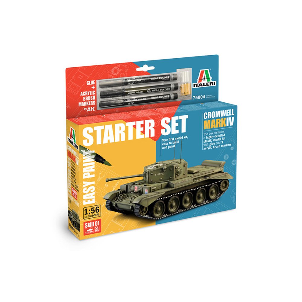 
                  
                    ITALERI 1/56 CROMWELL MK.IV STARTER SET
                  
                