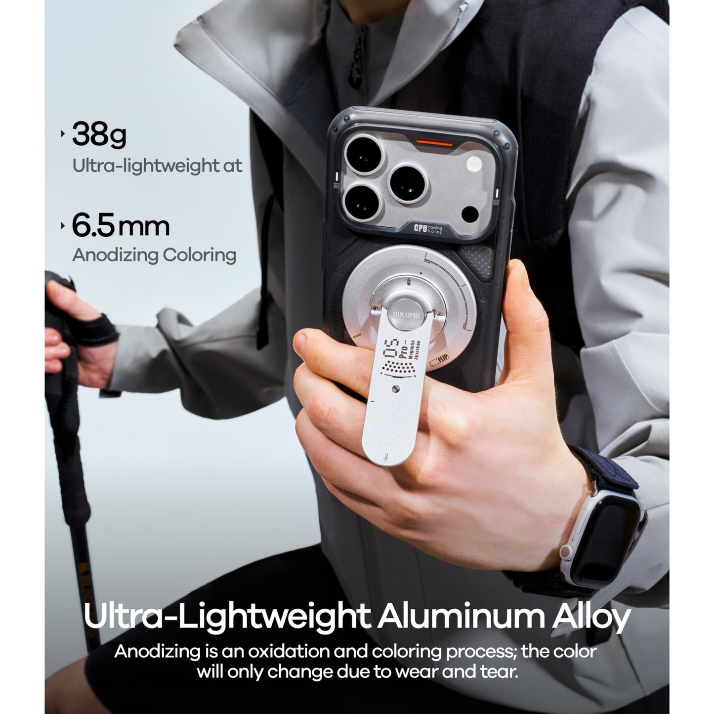
                  
                    Aulumu G05 Pro Magnetic Phone Kickstand with EDC Multi-tool
                  
                