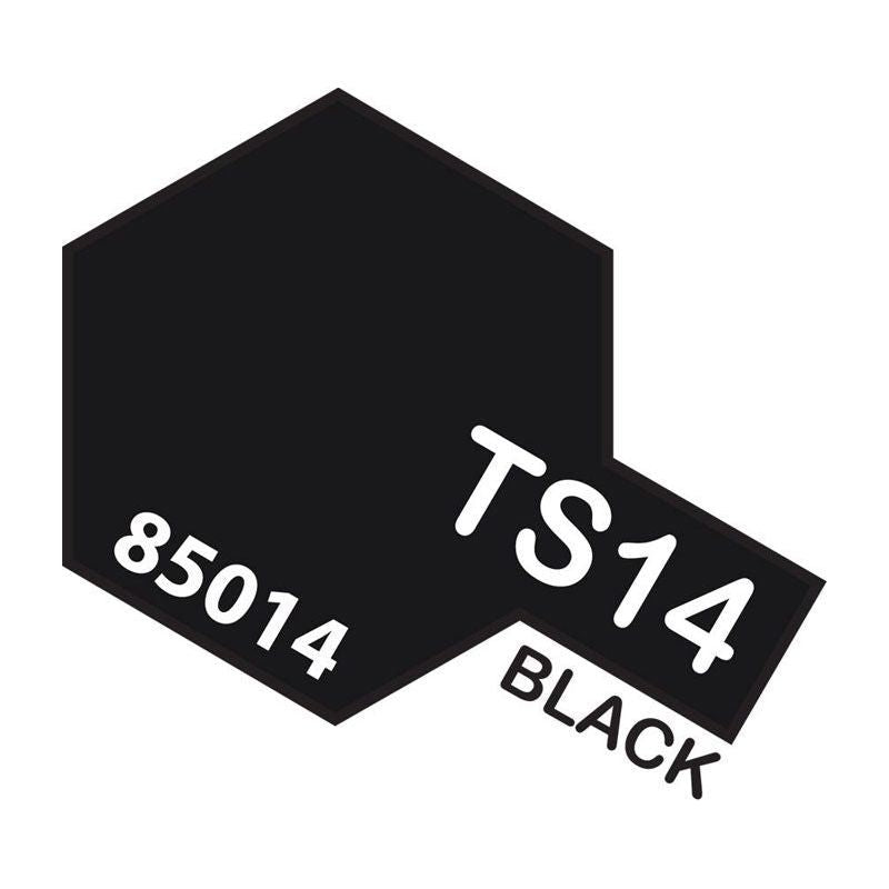 Tamiya TS-14 Black Lacquer Spray Paint 100ml