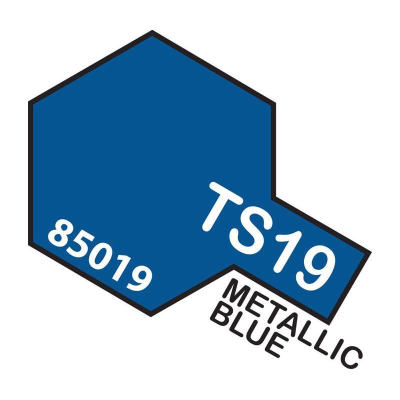 Tamiya TS-19 Metallic Blue Lacquer Spray Paint 100ml