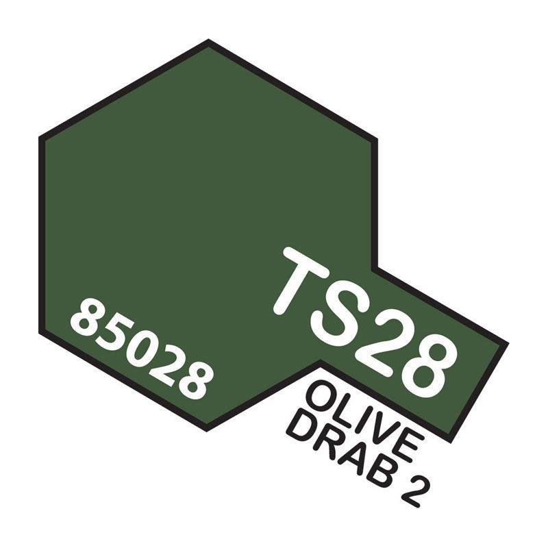 
                  
                    Tamiya TS-28 Olive Drab 2 Lacquer Spray Paint 100ml
                  
                