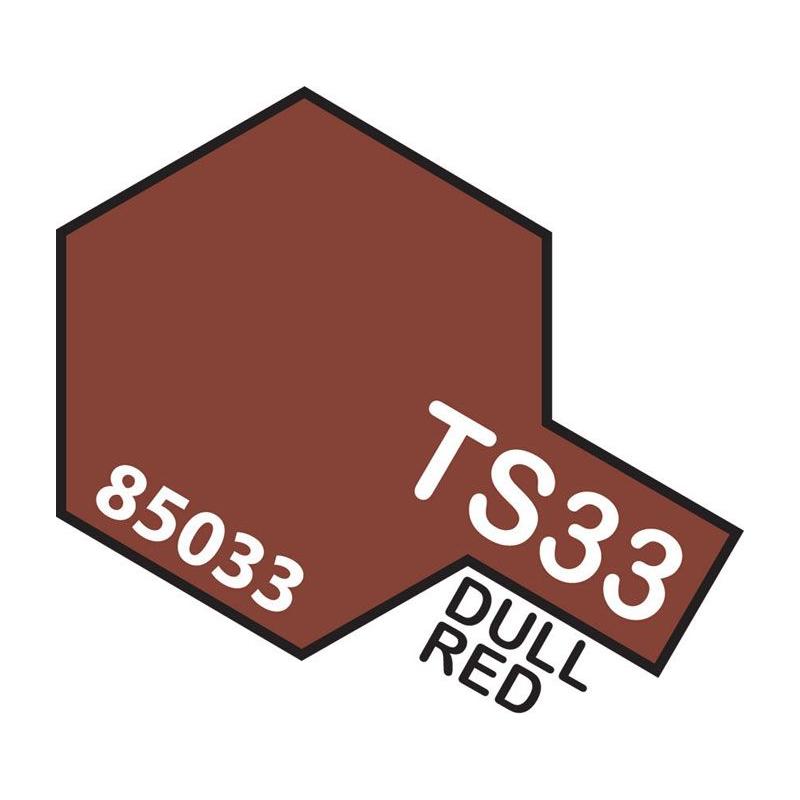 Tamiya TS-33 Dull Red Lacquer Spray Paint 100ml