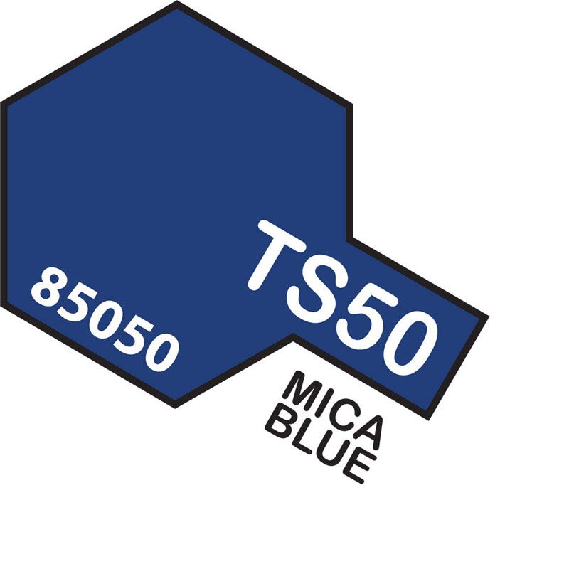 Tamiya TS-50 Mica Blue Lacquer Spray Paint 100ml