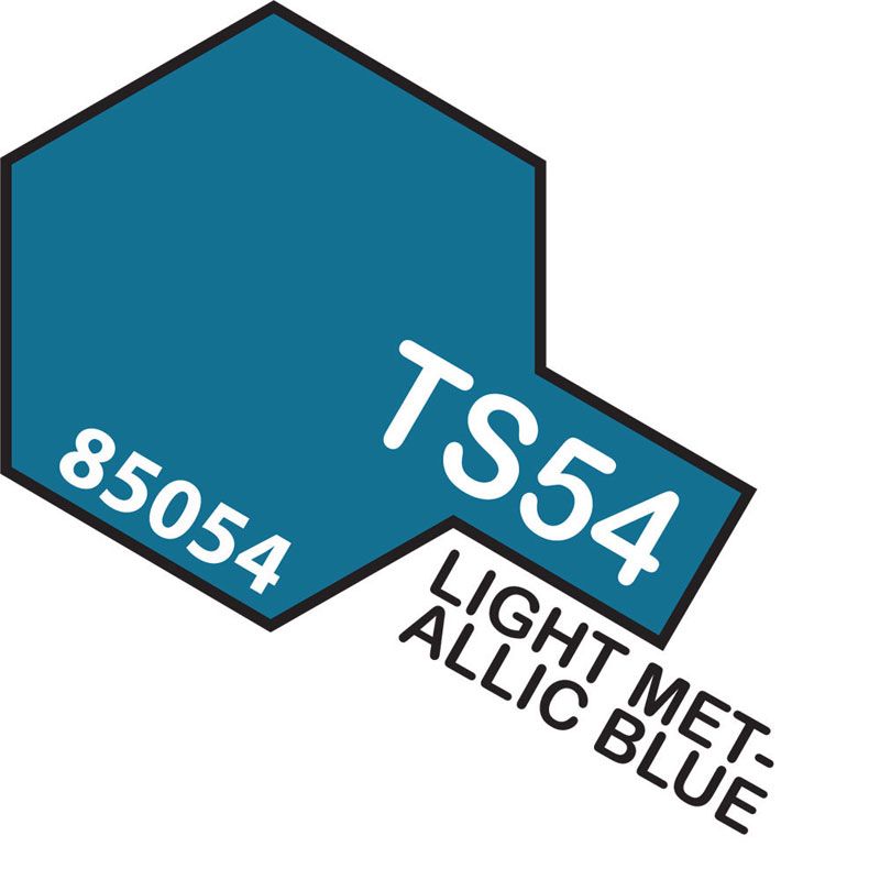 Tamiya TS-54 Light Metallic Blue Lacquer Spray Paint 100ml