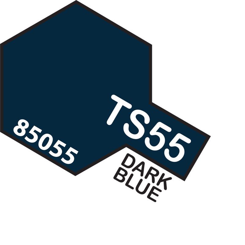 Tamiya TS-55 Dark Blue Lacquer Spray Paint 100ml